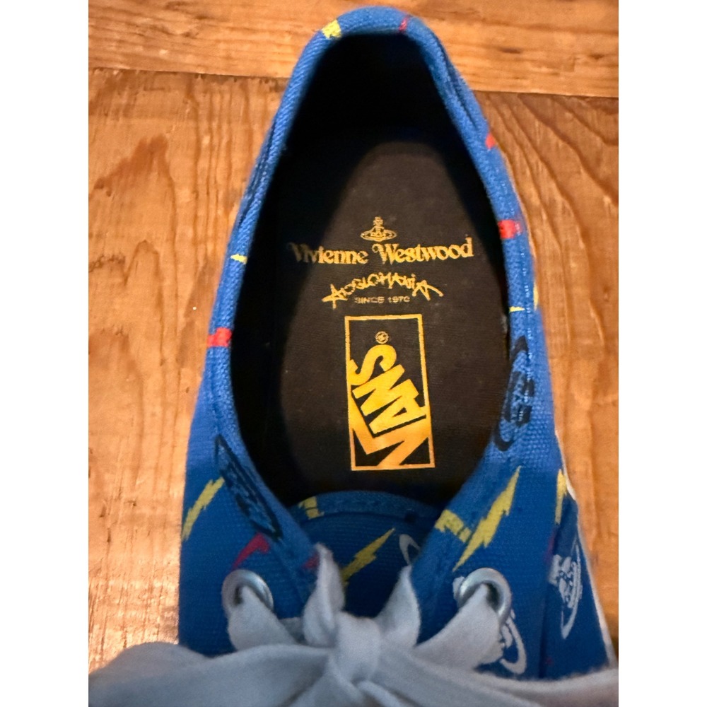 Vans x Vivienne Westwood Authentic Thunder Bolt Orbs Shoes Women Sz 6 EUC - Picture 2 of 8